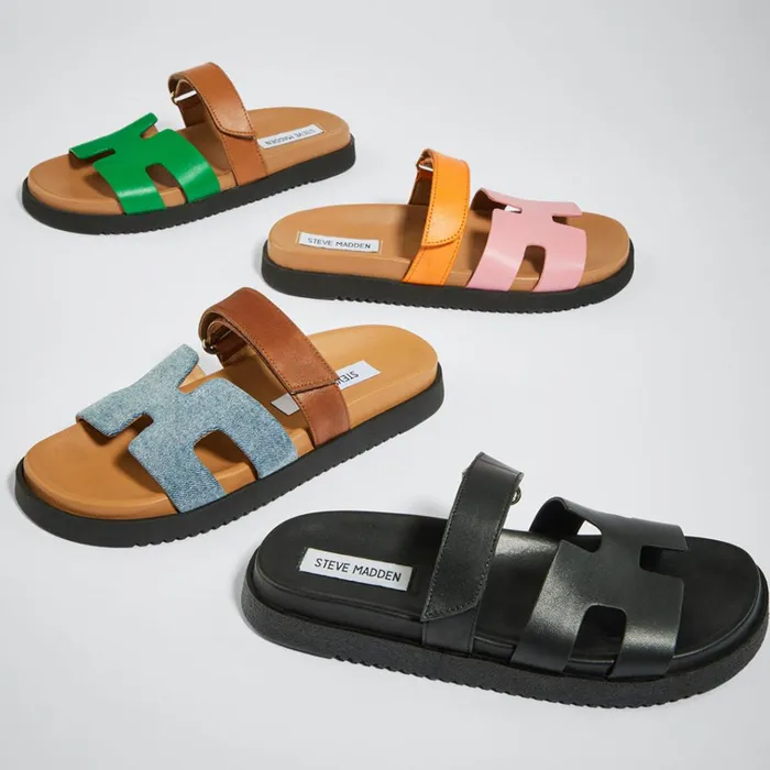 Womens Mayven Green Multi Steve Madden Sandals