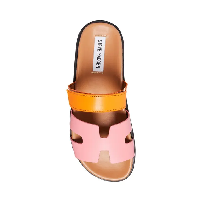 Womens Mayven Pink Multi Steve Madden Sandals