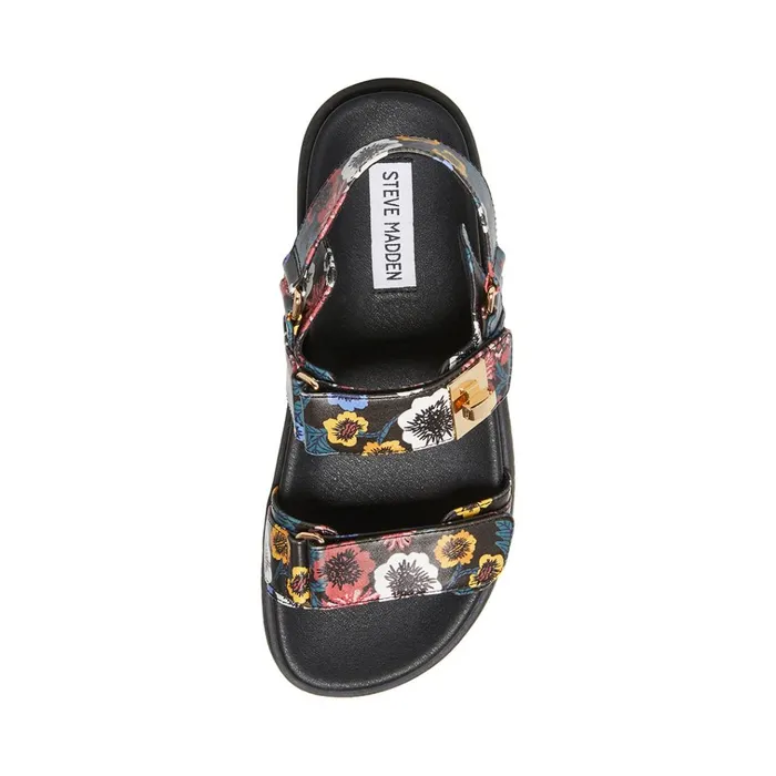Womens Mona Floral Multi Steve Madden Sandals