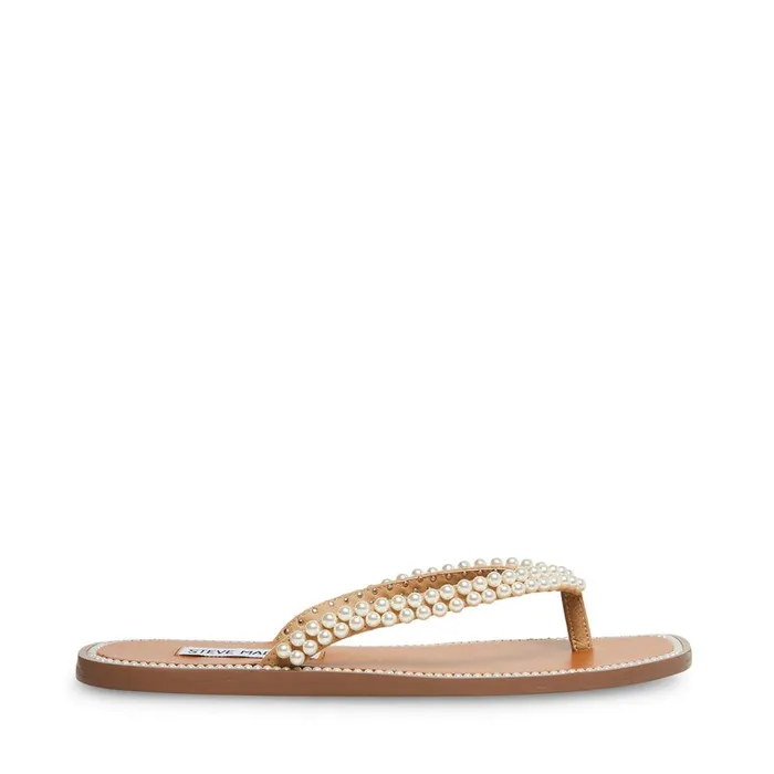 Womens Nadira White Multi Steve Madden Sandals