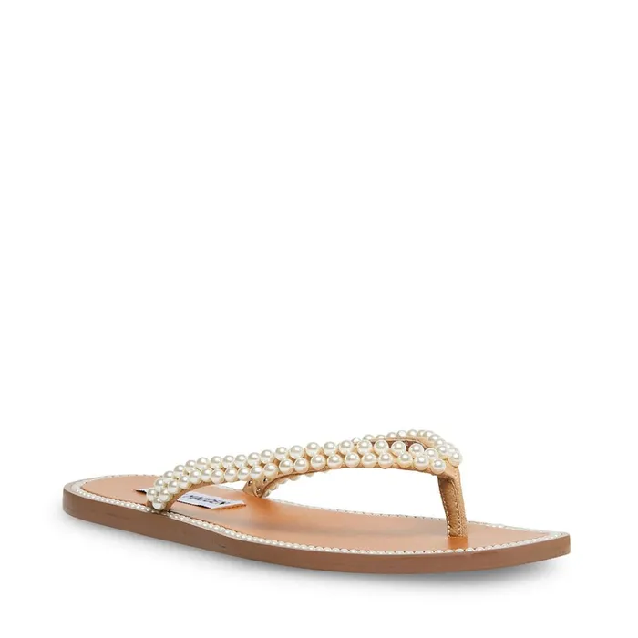 Womens Nadira White Multi Steve Madden Sandals
