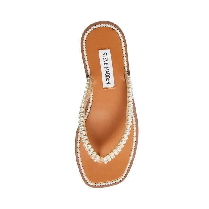 Womens Nadira White Multi Steve Madden Sandals