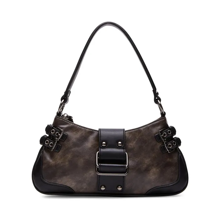 Womens Nico Bag Brown Distressed Steve Madden Shoulder Bags
