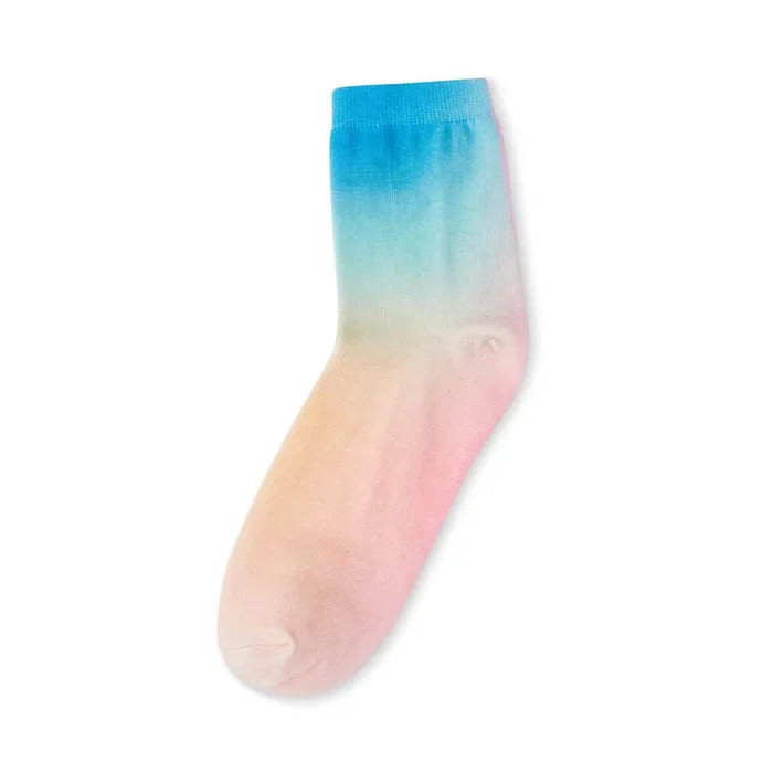 Womens Ombre Anklet Socks Pastel Multi Steve Madden Socks and Tights