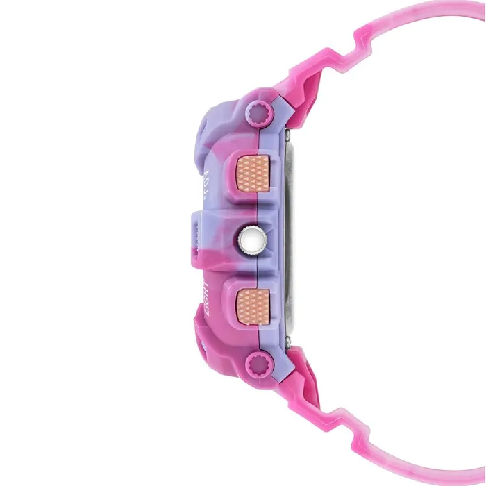 Womens Oversized Sport Watch Tie Dye Pink Steve Madden Watches