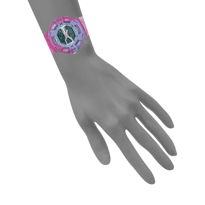 Womens Oversized Sport Watch Tie Dye Pink Steve Madden Watches