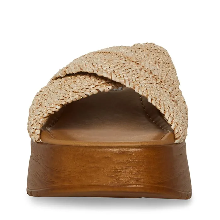 Womens Phoebe Raffia Steve Madden Sandals