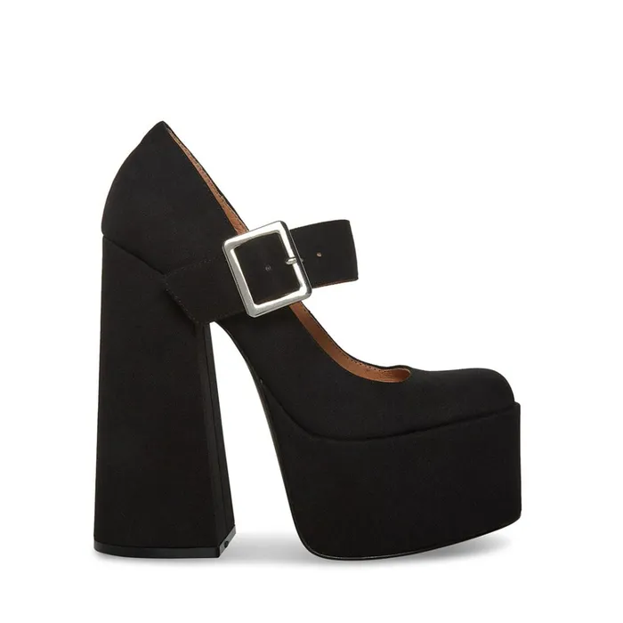 Womens Plaza Black Steve Madden Heels