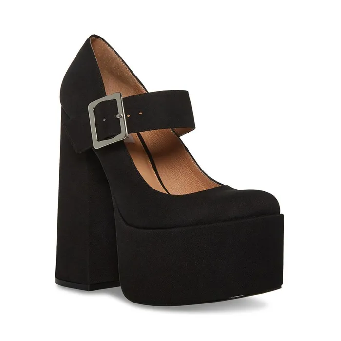 Womens Plaza Black Steve Madden Heels