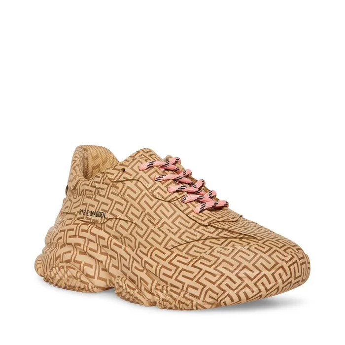 Womens Possession Brown Multi Steve Madden Sneakers