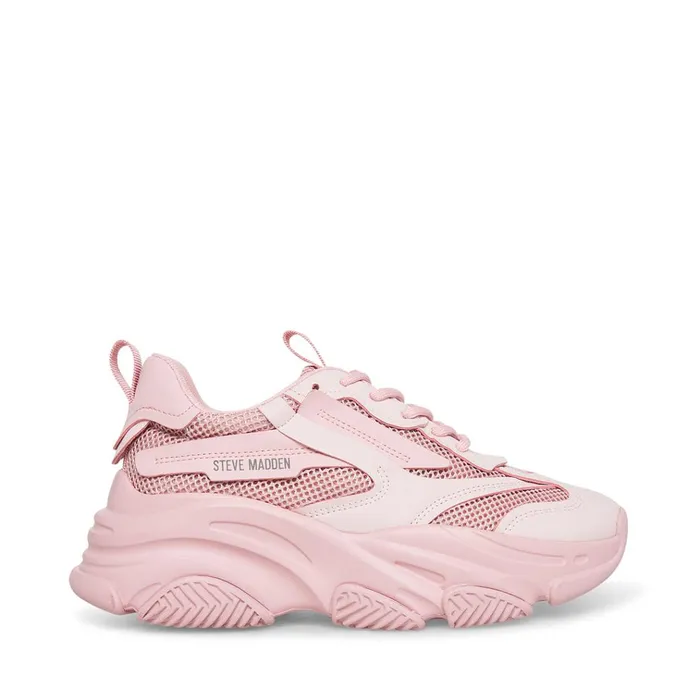 Womens Possession Dusty Pink Steve Madden Sneakers