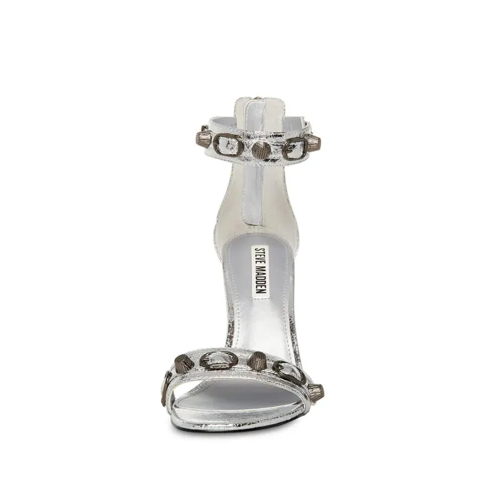 Womens Precious Silver Steve Madden Heels