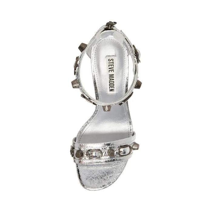 Womens Precious Silver Steve Madden Heels