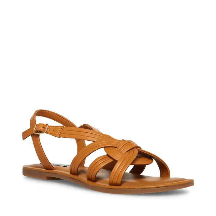 Womens Prim Cognac Steve Madden Sandals
