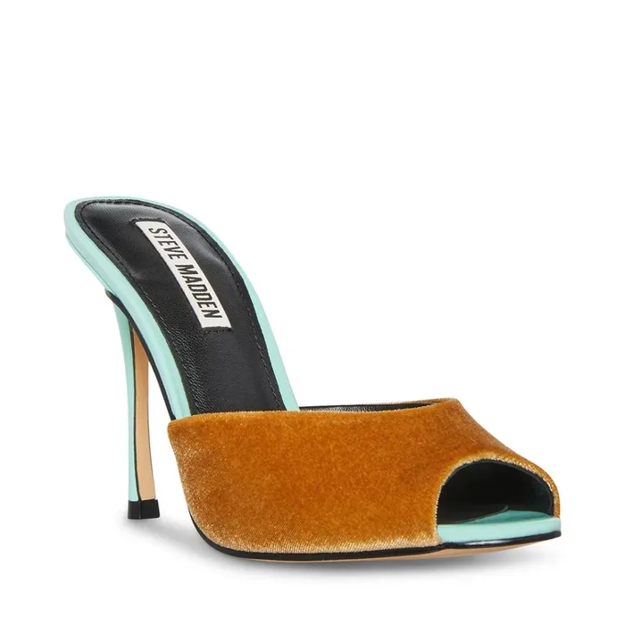 Womens Priya Multi Velvet Steve Madden Heels