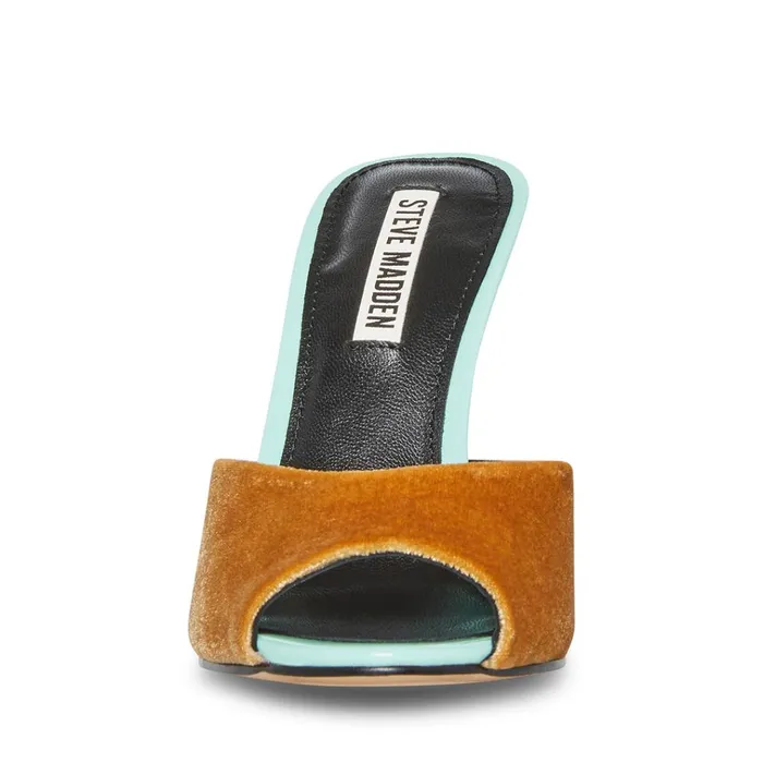 Womens Priya Multi Velvet Steve Madden Heels