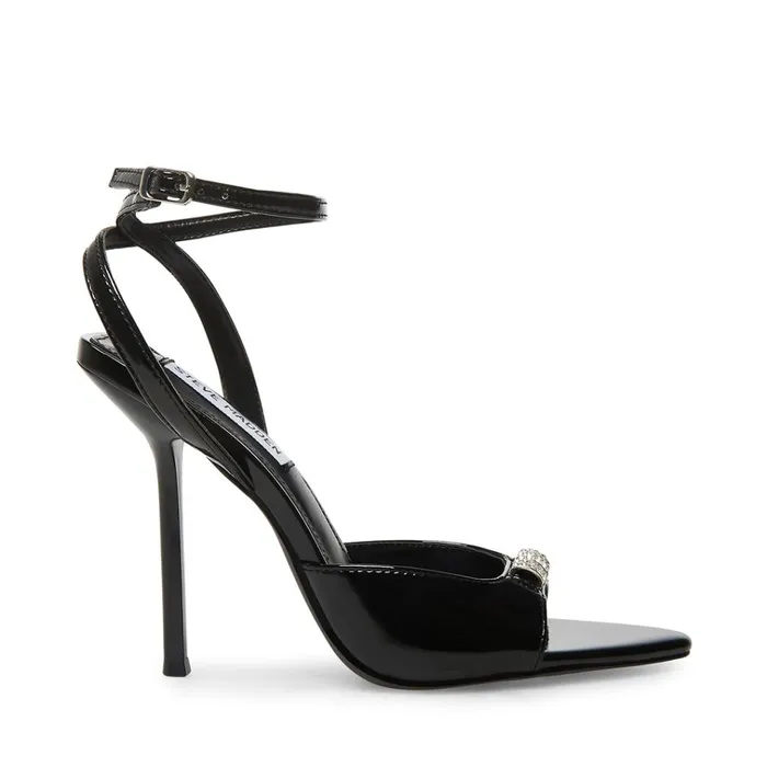 Womens Prize Black Patent Steve Madden Heels