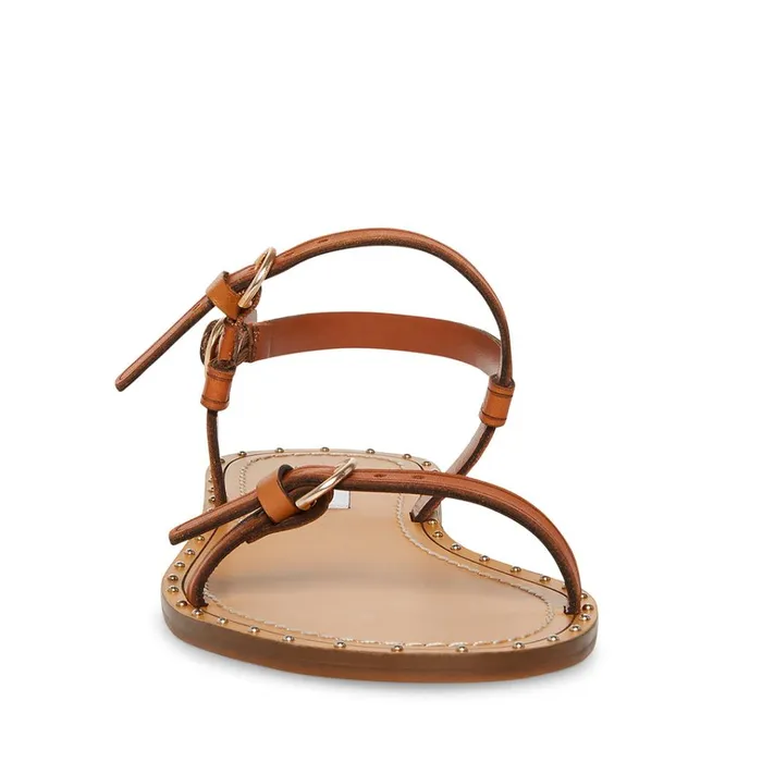 Womens Raquel Tan Leather Steve Madden Sandals