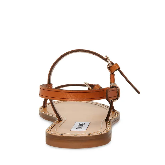 Womens Raquel Tan Leather Steve Madden Sandals