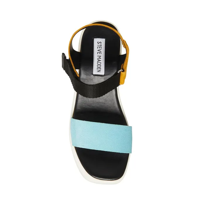 Womens Rexy Black Multi Steve Madden Sandals
