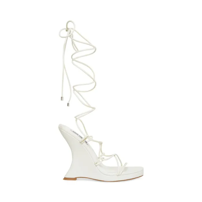 Womens Rezy White Steve Madden Heels