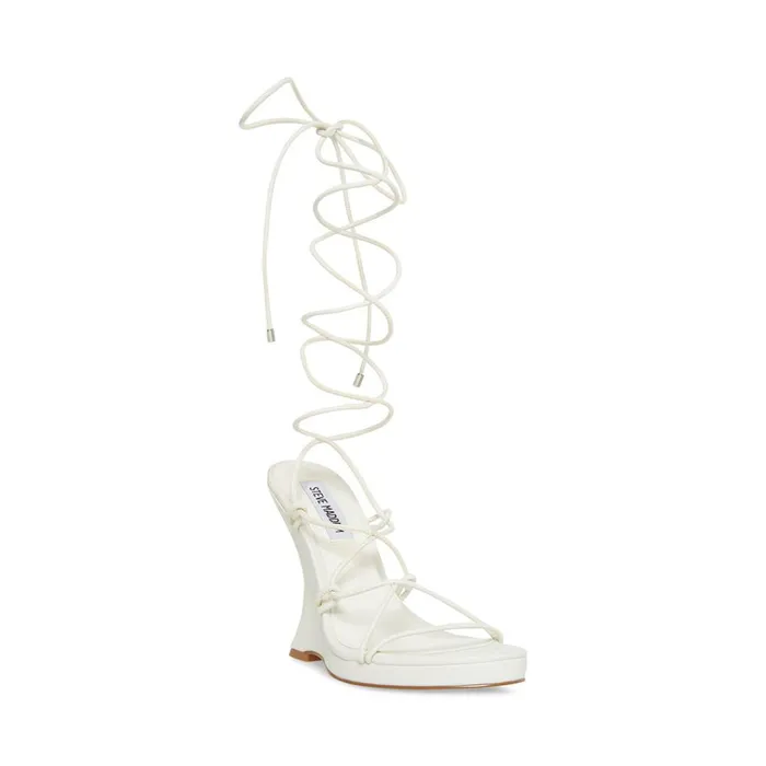 Womens Rezy White Steve Madden Heels