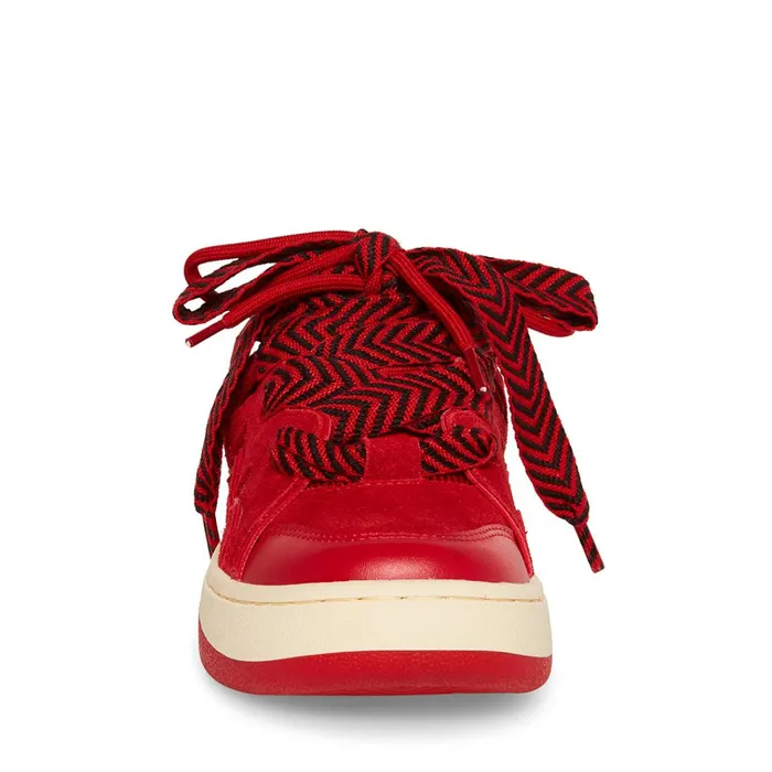 Womens Roaring Red Multi Steve Madden Sneakers