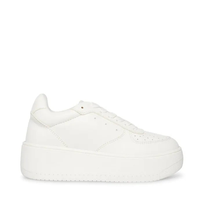 Womens Rocket White Steve Madden Sneakers