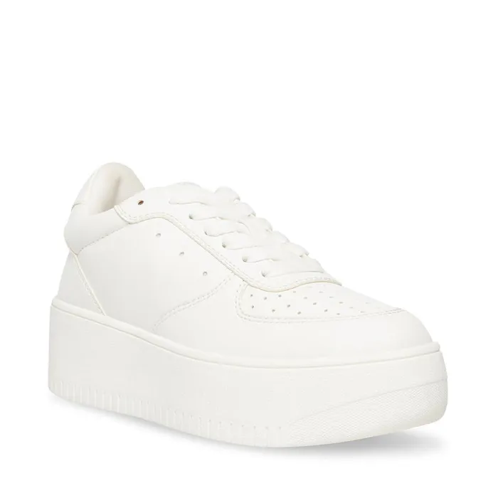 Womens Rocket White Steve Madden Sneakers