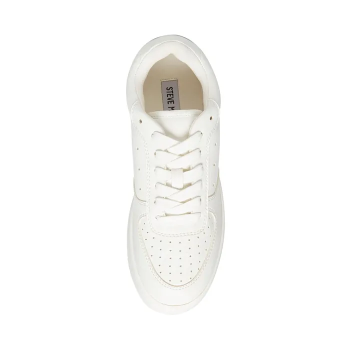 Womens Rocket White Steve Madden Sneakers