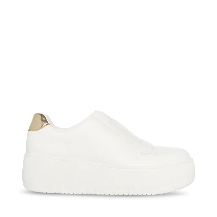 Womens Rocklin White Steve Madden Sneakers