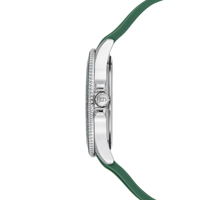 Womens Rubberized Enamel Case Watch Green Steve Madden Watches