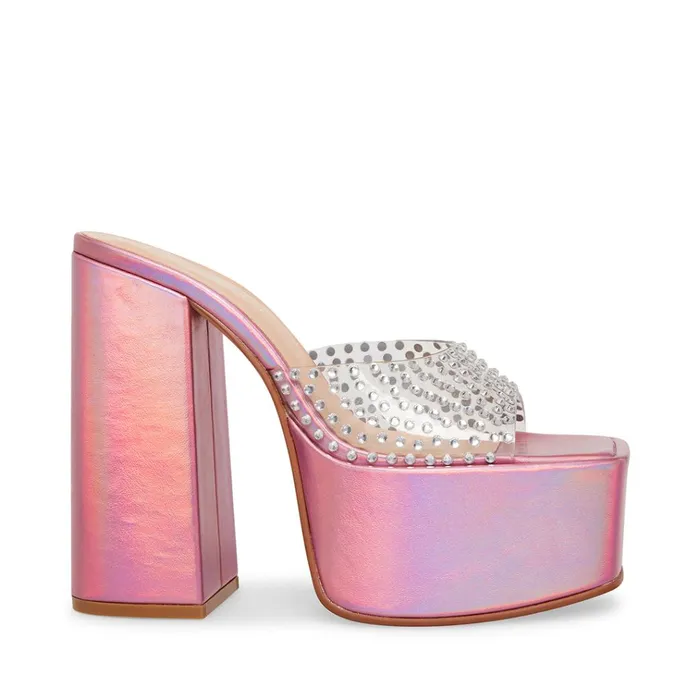 Womens Ruby Iridescent Steve Madden Heels