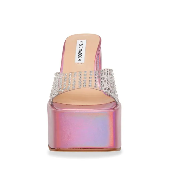 Womens Ruby Iridescent Steve Madden Heels