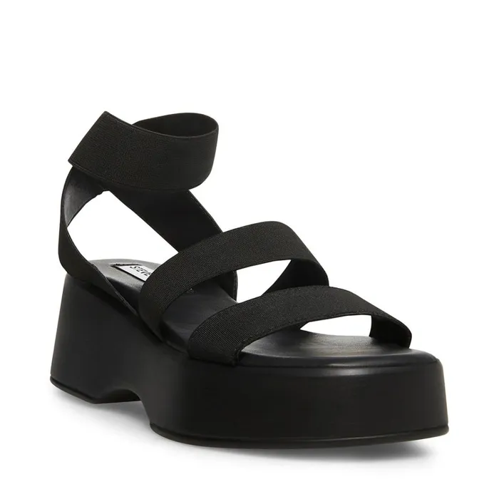 Womens Sashes Black Steve Madden Sandals