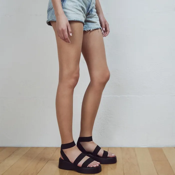 Womens Sashes Black Steve Madden Sandals