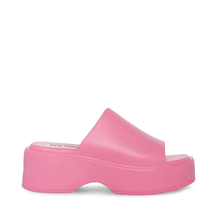 Womens SlinkyJ Pink Steve Madden Sandals
