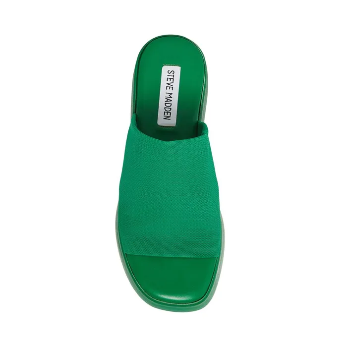 Womens Slinky30 Green Steve Madden Sandals