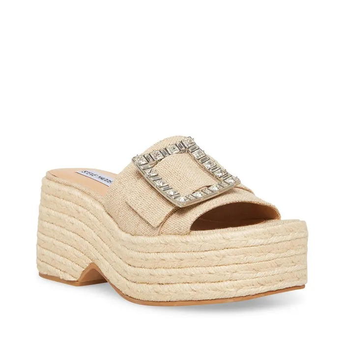Womens Solana Natural Steve Madden Sandals
