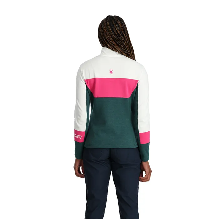 Womens Speed Full Zip 8211 Cypress Green Spyder Fleece