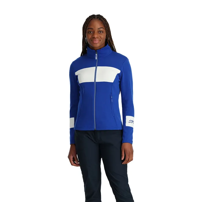 Womens Speed Full Zip 8211 Electric Blue Spyder Fleece
