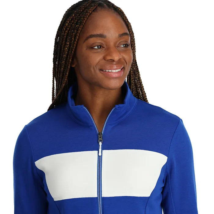 Womens Speed Full Zip 8211 Electric Blue Spyder Fleece