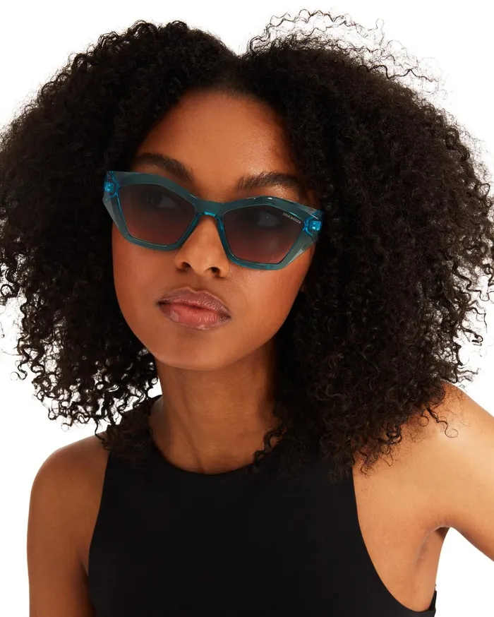 Womens Stacia Sunglasses Blue Steve Madden Sunglasses