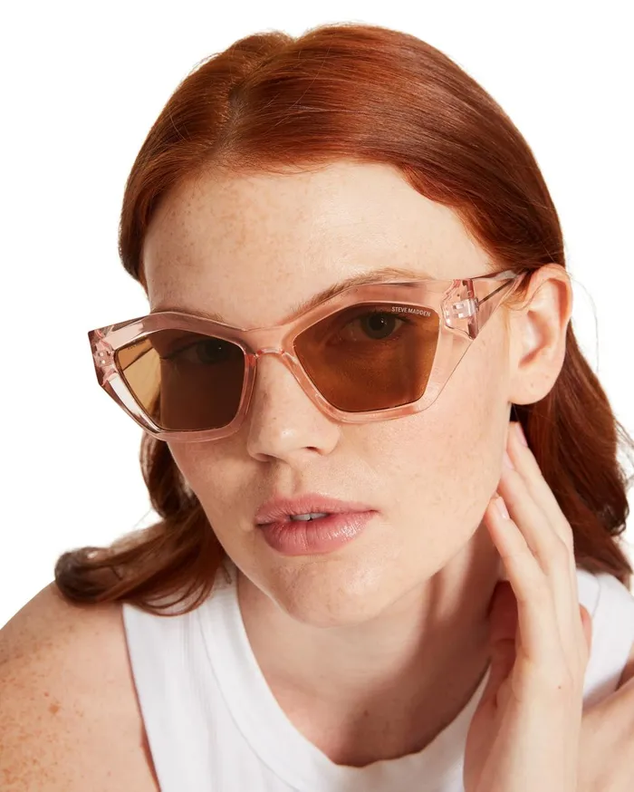 Womens Stacia Sunglasses Pink Steve Madden Sunglasses