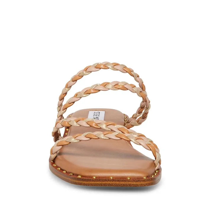 Womens StarieS Natural Multi Steve Madden Sandals