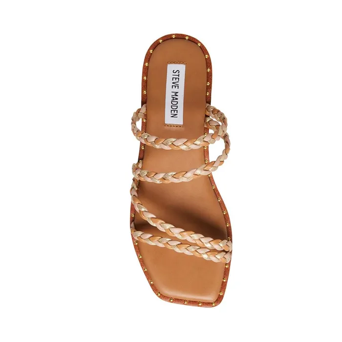 Womens StarieS Natural Multi Steve Madden Sandals