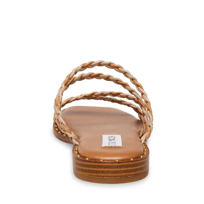 Womens StarieS Natural Multi Steve Madden Sandals