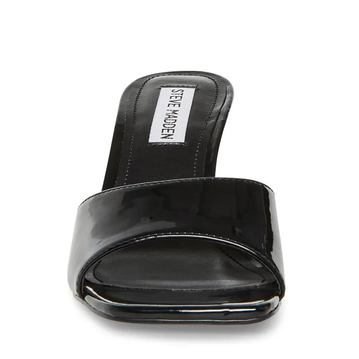Womens Sylvie Black Patent Steve Madden Heels