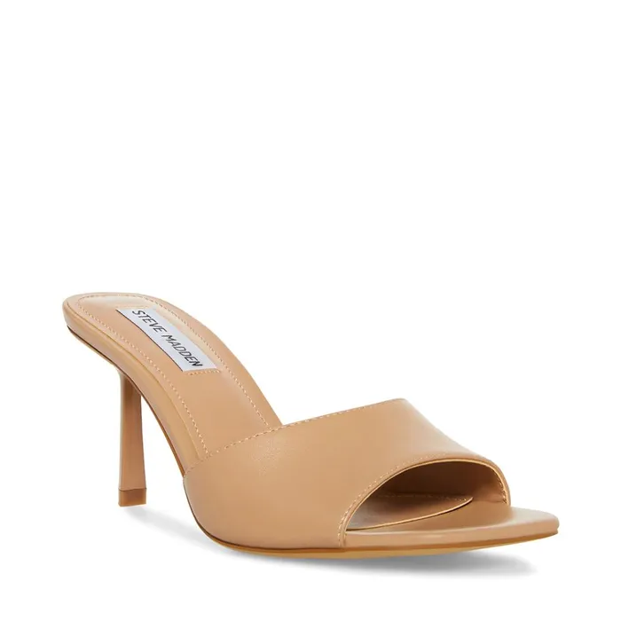 Womens Sylvie Tan Leather Steve Madden Heels