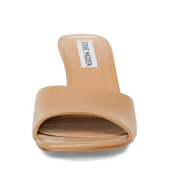 Womens Sylvie Tan Leather Steve Madden Heels